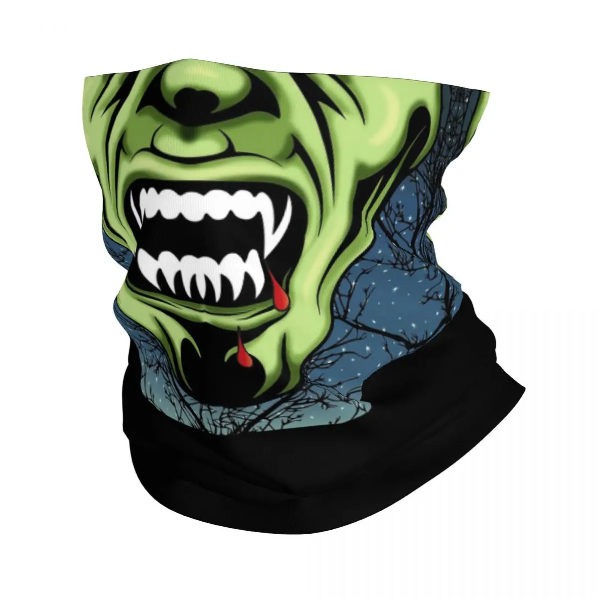 Маска-Хэллоуин бандана-вампир чехол на шею шарф с принтом теплая маска для лица