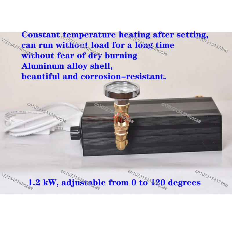 Небольшой воздушный обогреватель 1 2квт 0-120 °C спрей горячего воздуха для сжатого