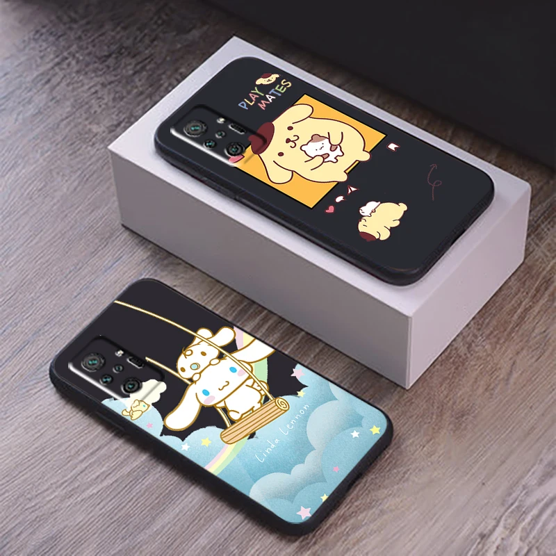 

Hello Kitty Kuromi Phone Case For Xiaomi Redmi 9 9T 9i 9AT 9A 9C 10S 10T 10 Pro MAX 5G Silicone Cover Liquid Silicon Carcasa