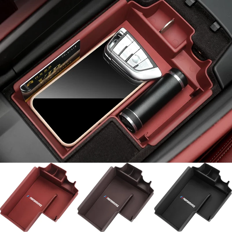 

For BMW 3 5 7series X5 X3 G20 G30 G28 G38 F10 F11 G01 G11 LHD Central Console Armrest Storage Box Organizer Auto Accessories