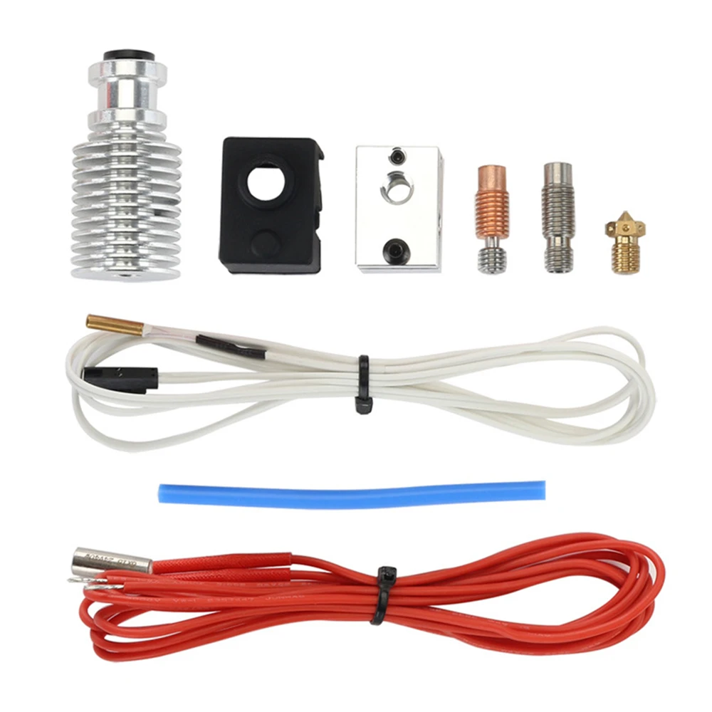 

Durable 3D Printer Accessories For Prusa MK3S+ Extruder Nozzle Heating Aluminum Quick Throat Kit