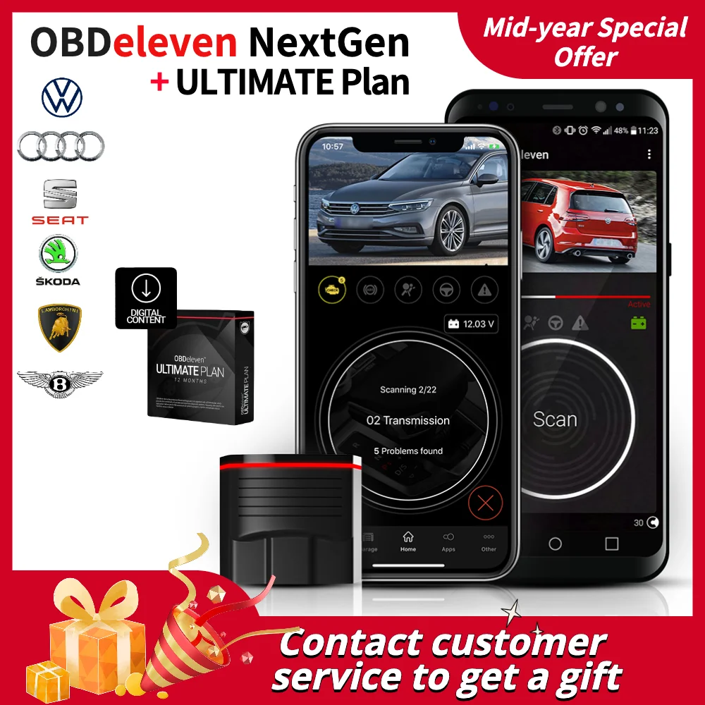 OBDeleven Ultimate Edition профессиональный диагностический прибор нового поколения OBD2