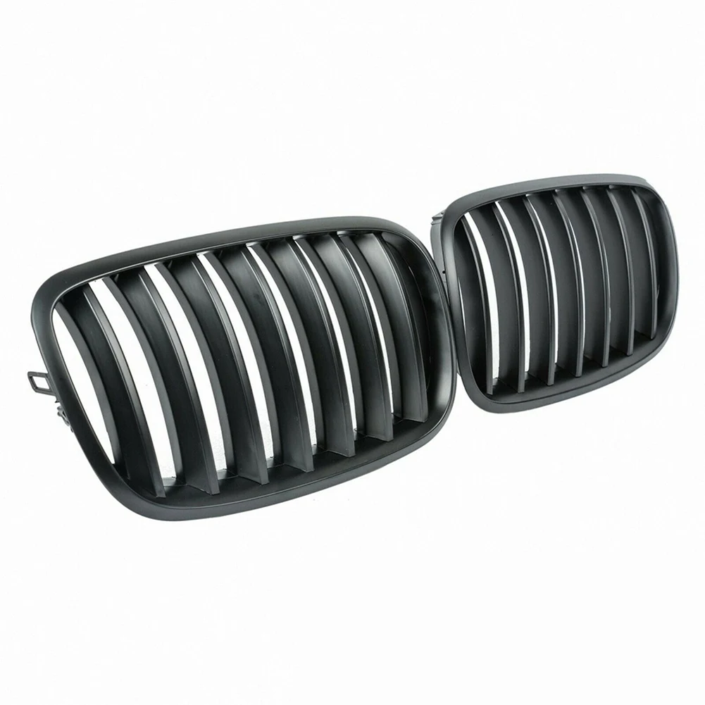 Автомобильный матовый черный передний капот решетчатый гриль для BMW X5 E70 X6 E71 2007-2013