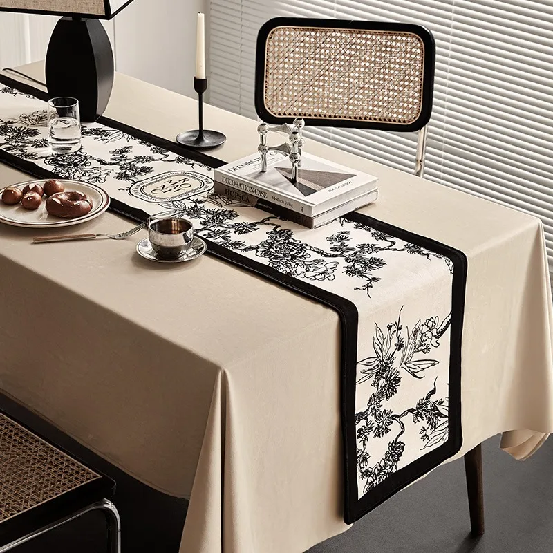 Роскошная скатерть мягкий бархат винтажный фермерский дом сельская дорога