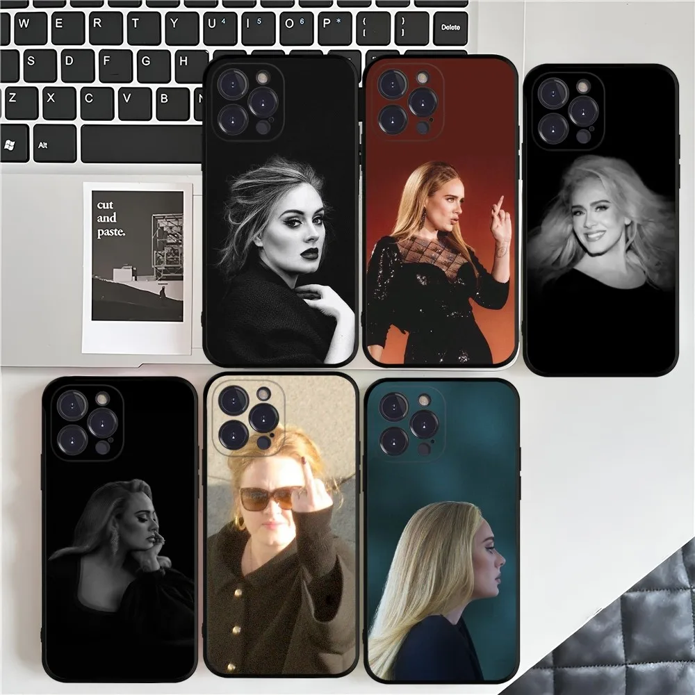Singer A-Adele-E Phone Case Silicone Soft for iphone 16 15 14 13 12 11 Pro Mini XS MAX Plus X Cover