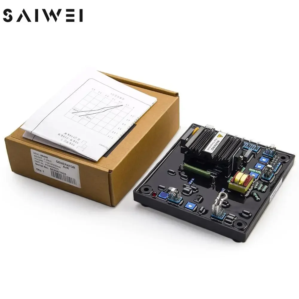 Автоматический стабилизатор напряжения KR440 AVR однофазный бесщеточный генератор