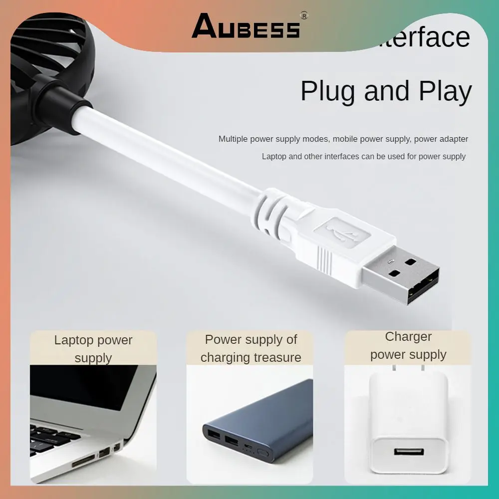 

1pc Mini Usb Fan Mini Usb Portable Fan Student Dormitory Usb Small Fan Cooling Accessories For Power Bank Laptop Pc Ac Charger