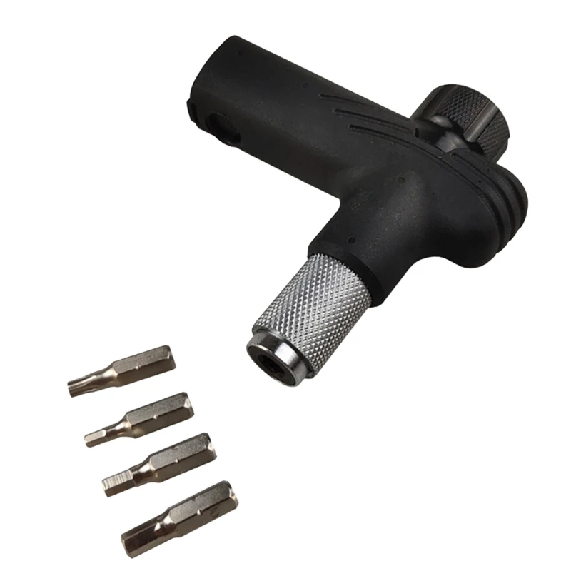 

Y1QE BIKE Tool Adjustable T Torque Wrench - 4, 5 & 6 Nm - Premium Bicycle Maintenance Tool for Road & Mountain Bikes