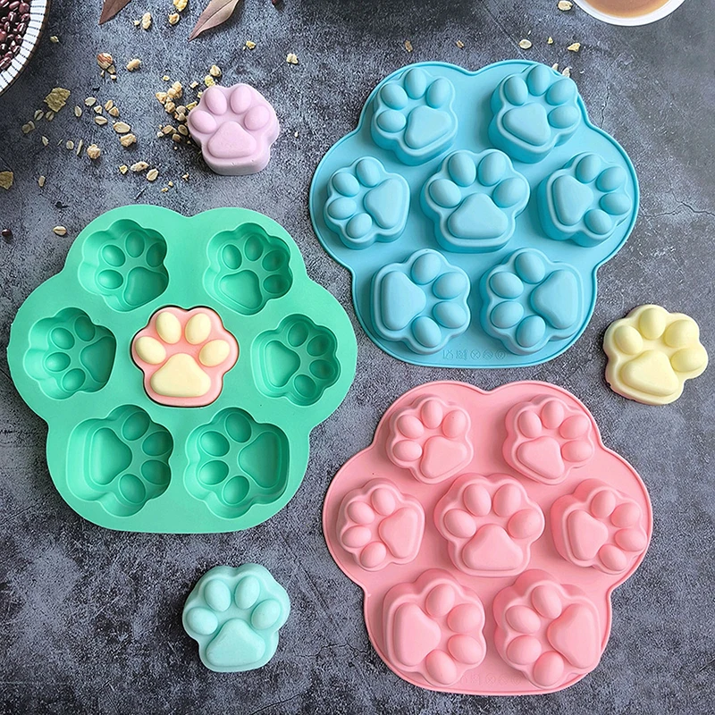 1 шт. силиконовые формы для кошачьих лап элегантная форма шоколадного печенья