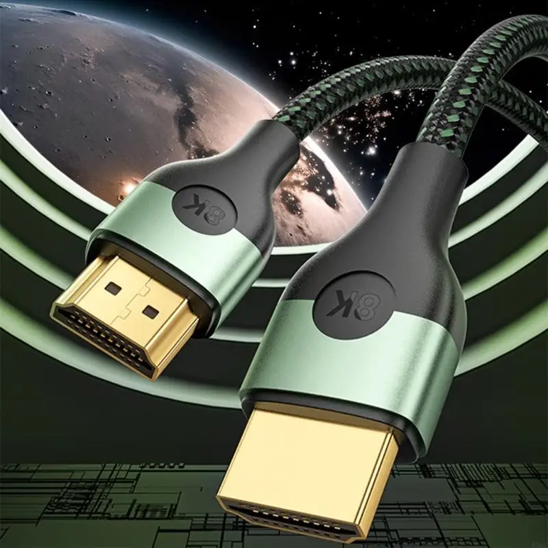 Фото HDMI2.1 COND 8K@60 Гц 48 Гбит / с HDR12 Цвета глубина алюминиевой оболочки Тройной слой. №1