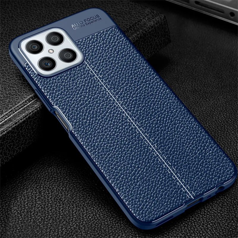 For Huawei Honor X8 Case Cover For Honor X8 Capas Shockproof Phone Bumper Back Soft TPU Leather Cover For Honor X 8 X7 X8 Fundas