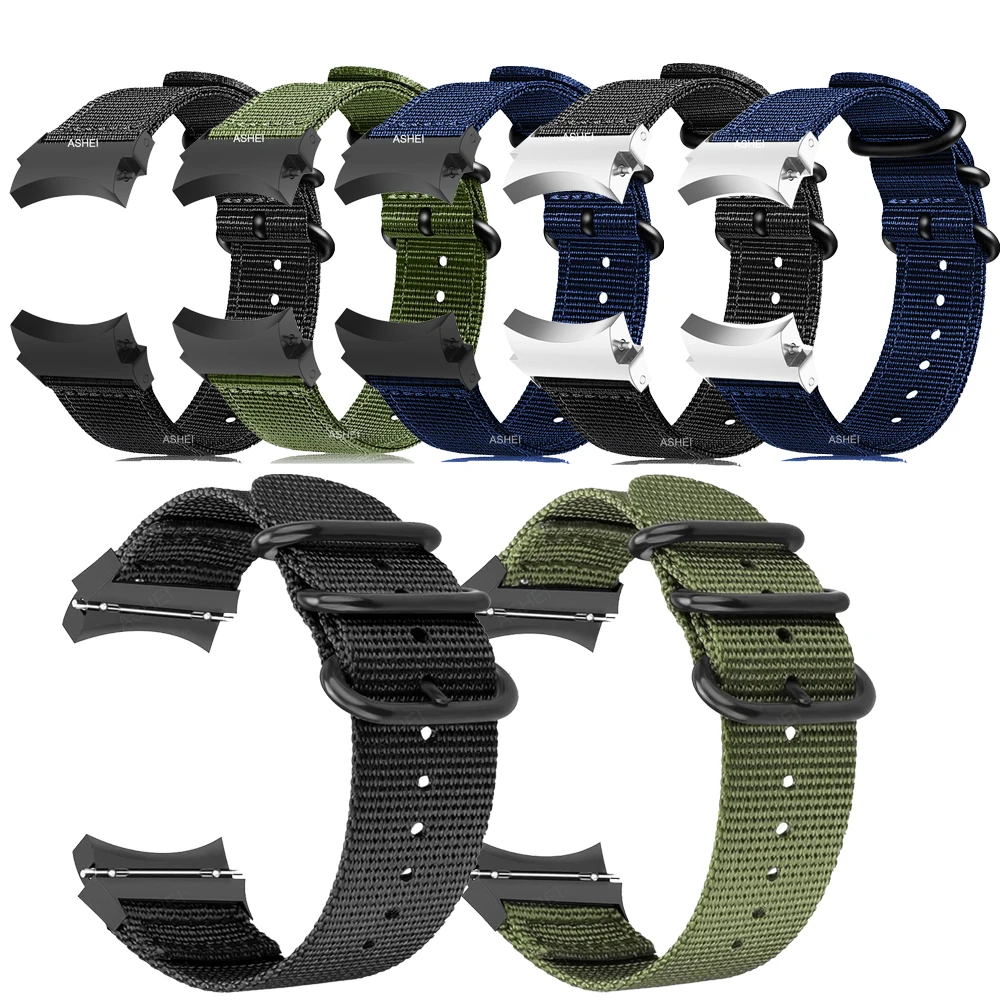 

Ремешок нейлоновый для samsung galaxy watch 5 pro, браслет 45 мм для galaxy watch 4 5 44 мм 40 мм, без зазоров, 46 мм 42 мм