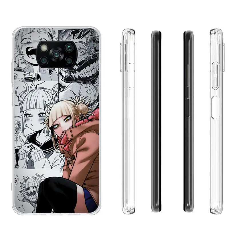 Чехол для телефона My Hero Himiko Toga Xiaomi Mi 11T 12T 10T 9T Pro 11i 12X 13 12 11 10 9 8 Lite 6X 5X A3 A2 Trend Fundas