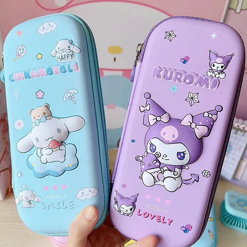 Фото Пенал Pochacco Cute Kawaii Sanrio 3D, водонепроницаемый, ударопрочный, с жестким корпусом, для школы, оптом №4