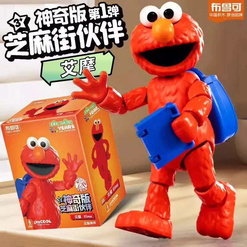 Фото Фигурки Blokees Sesame Street серии preCOOL, волшебная версия V1 и V2, сборные модели Элмо, Биг Бёрд, Берт, Оскар, коллекционная игрушка в подарок №4