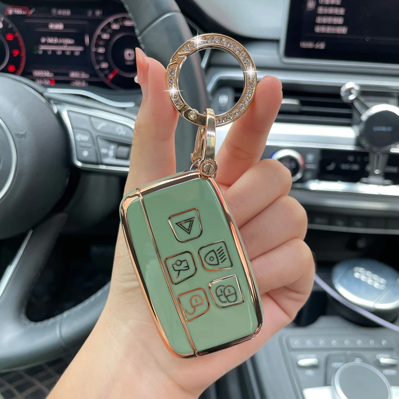 

Keyring Car Key Case Cover For Range Rover Sport A9 Discovery 2 3 4 Evoque Freelander For Jaguar XF A8 A9 X8 XJ XE XFL XJL XF