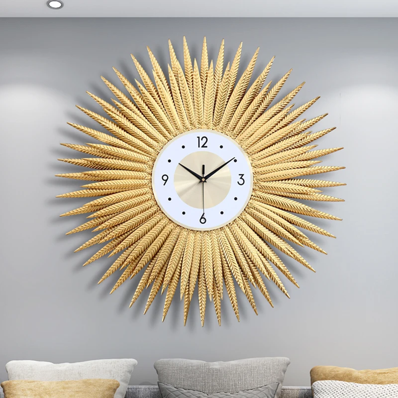 

Large 3d Decorative Wall Clock Modern Design Kitchen Living Room Decoration Home Decor Relojes De Pared Wall Decoration Items