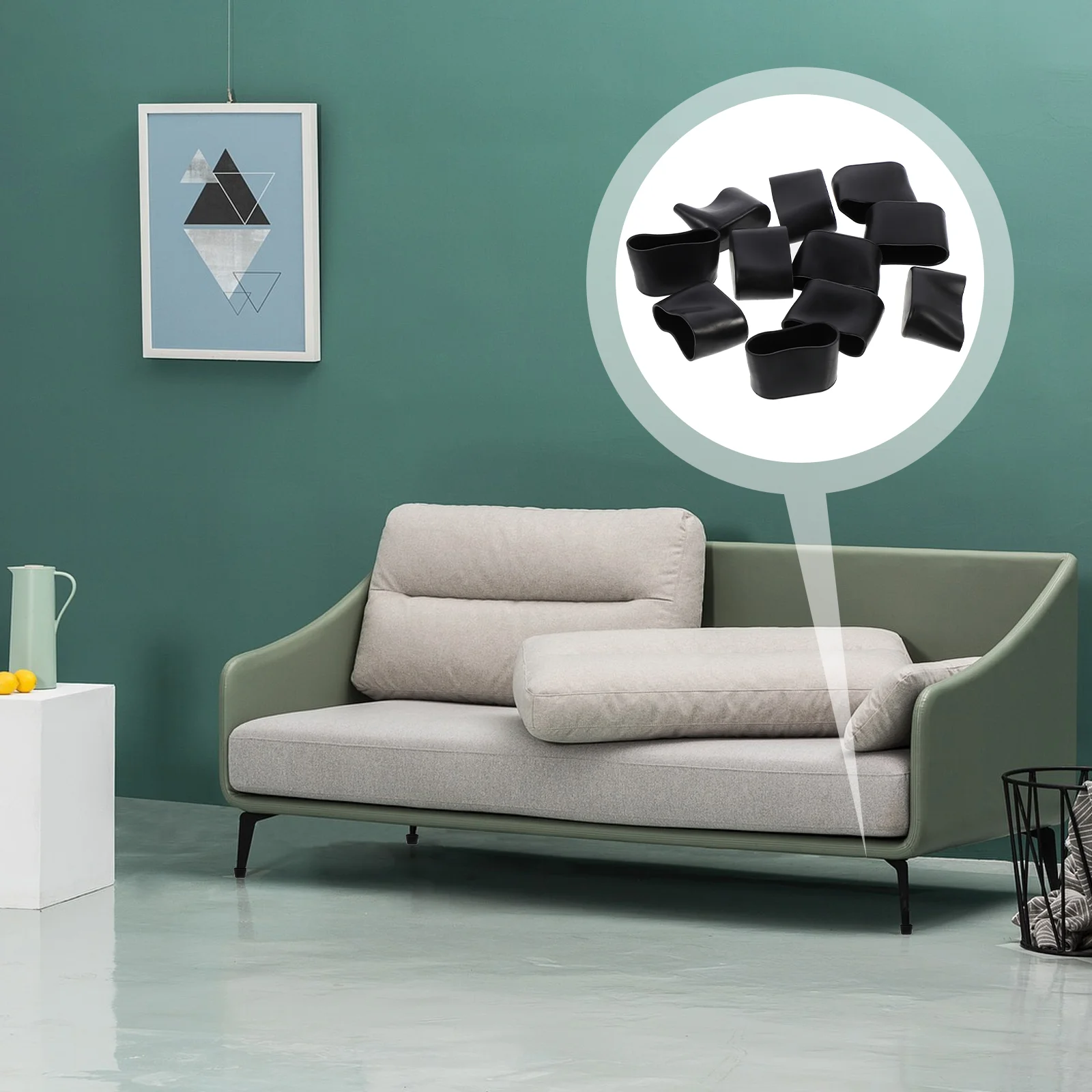 

Furniture Table Chair Leg Rubber End Covers Shape Oval Caps Foot Shaped Cap Cover Feet Tips Floor Protectors Home Pads