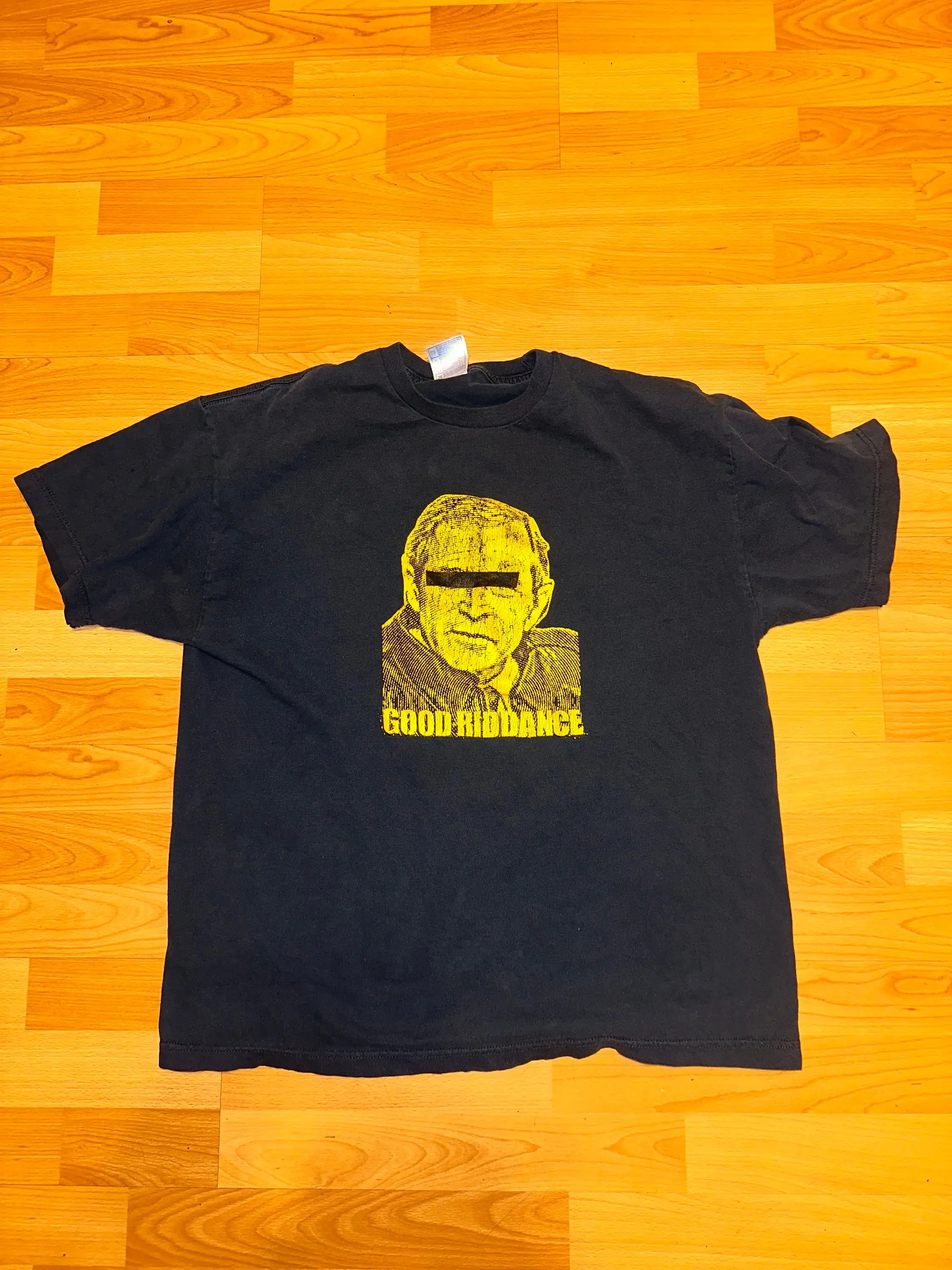 Винтажная футболка Good Riddance Y2K Punk Band Streetwear Джордж Буш Денни Все