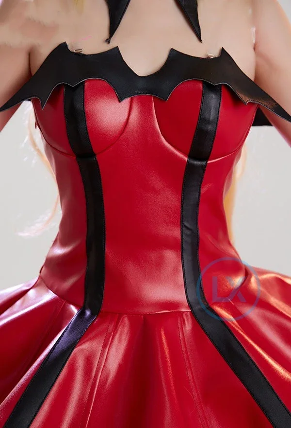Аниме Shugo Chara Tsukiyomi Utau Devil Косплей Костюм Женское Сексуальное Платье Одежда
