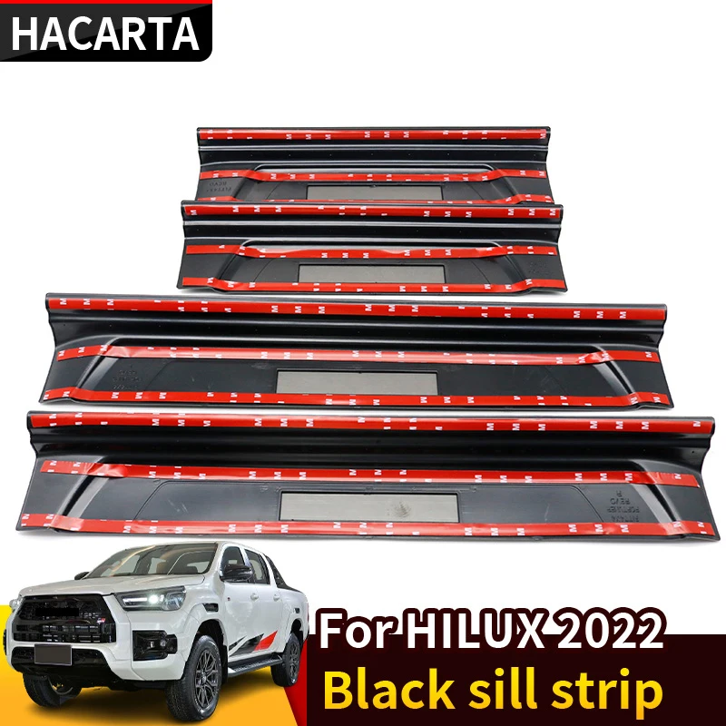 Автомобильные аксессуары для Hilux 2022 Высококачественная полоса из нержавеющей