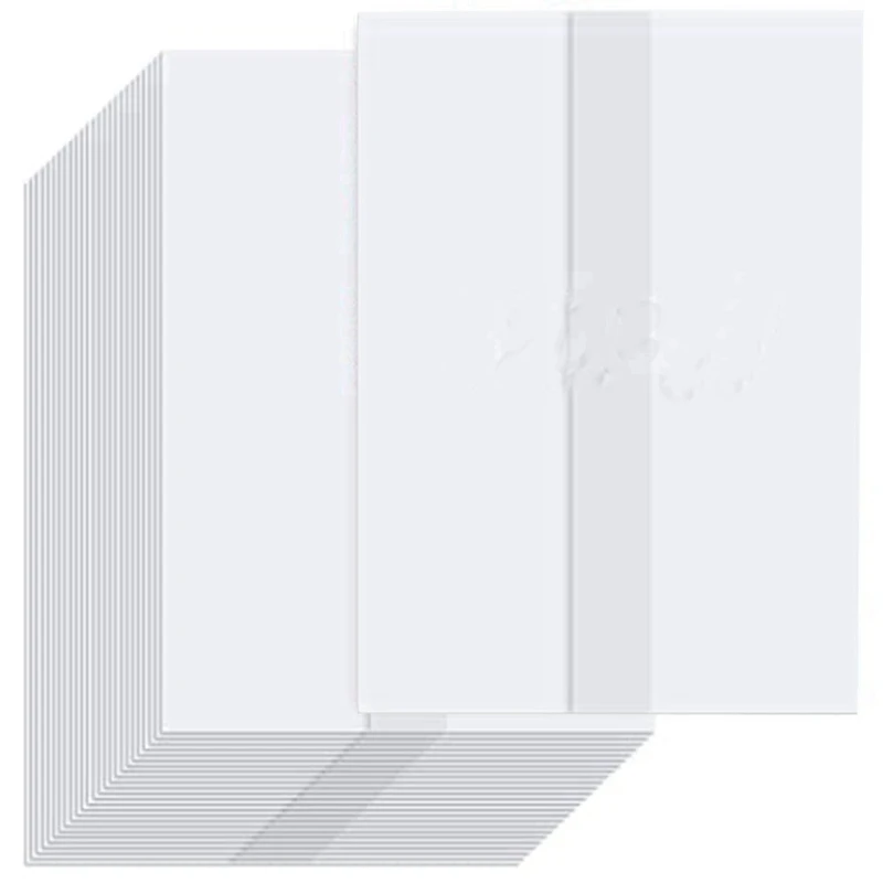 

120 Pcs Vellum Jackets Vellum Paper Pre-Folded Wedding Invitation Paper Translucent Vellum Envelopes 5X7 Inch