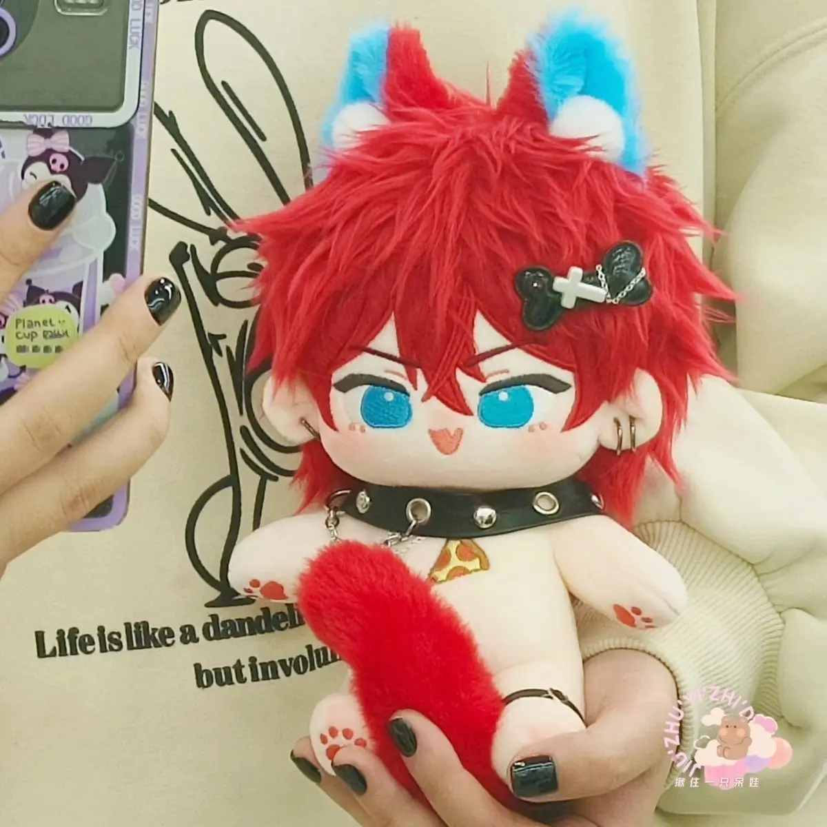 

Аниме Amagi Rinne es2, плюшевая кукла 20 см, хлопковое тело, косплей, Мультяшные куклы-наряды, монстр, плюшки, талисман, подарок