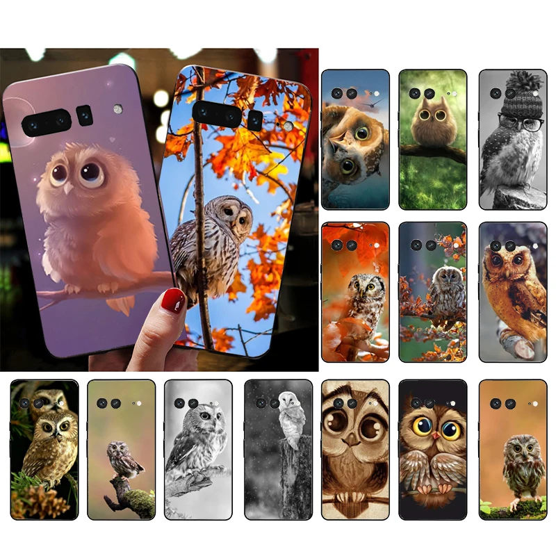 Phone Case for Google Pixel 7 Pro 7 6A 6 Pro 5A 4A 3A Pixel 4 XL Pixel 5 6 4 3 XL 3A XL 2 XL Owl