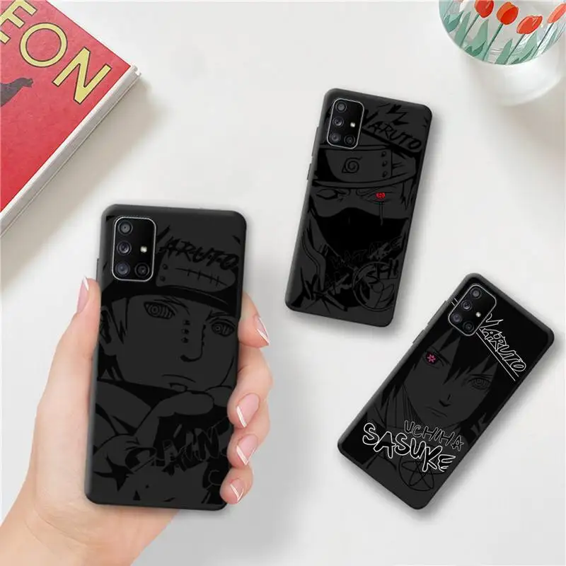 

Naruto Akatsuki Kakashi Uchiha Itachi Phone Case For Samsung Galaxy A52 A21S A02S A12 A31 A81 A10 A30 A32 A50 A80 A71 A51 5G