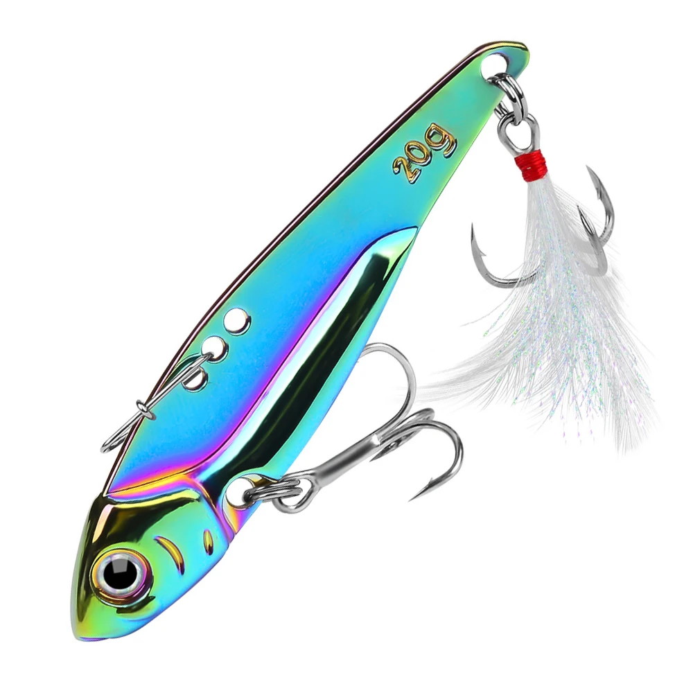 

VIB Fishing Lure 5-20g Artificial Blade Metal Sinking Spinner Crankbait Vibration Bait Swimbait Pesca for Bass Pike Perch Tackle