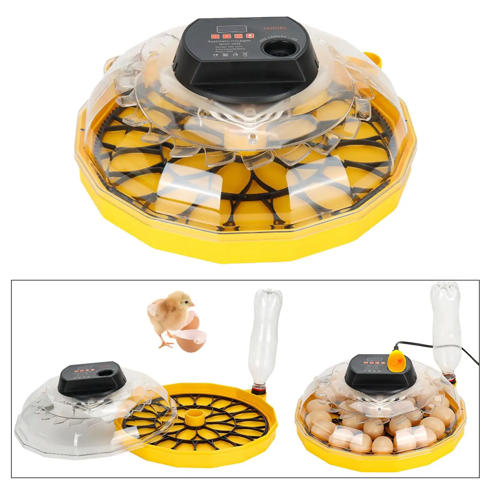 Инкубатор для яиц бытовой контроль температуры и влажности легкая инкубаторная