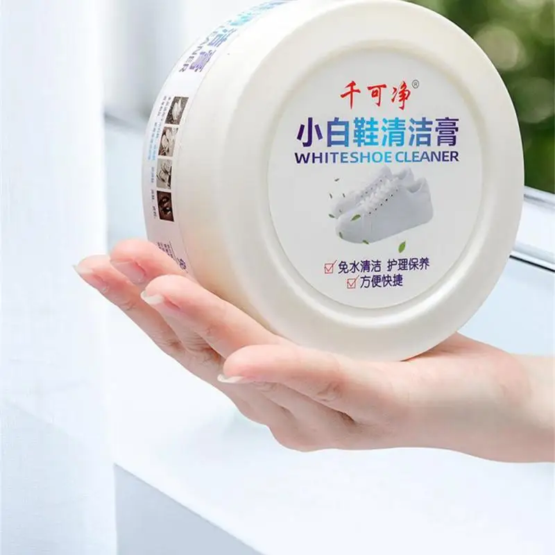 Small White Shoe Cleaning Cream Multifunctional Foam Shoe Polishing Artifact Maintenance Strong Household Cleaning Chemicals