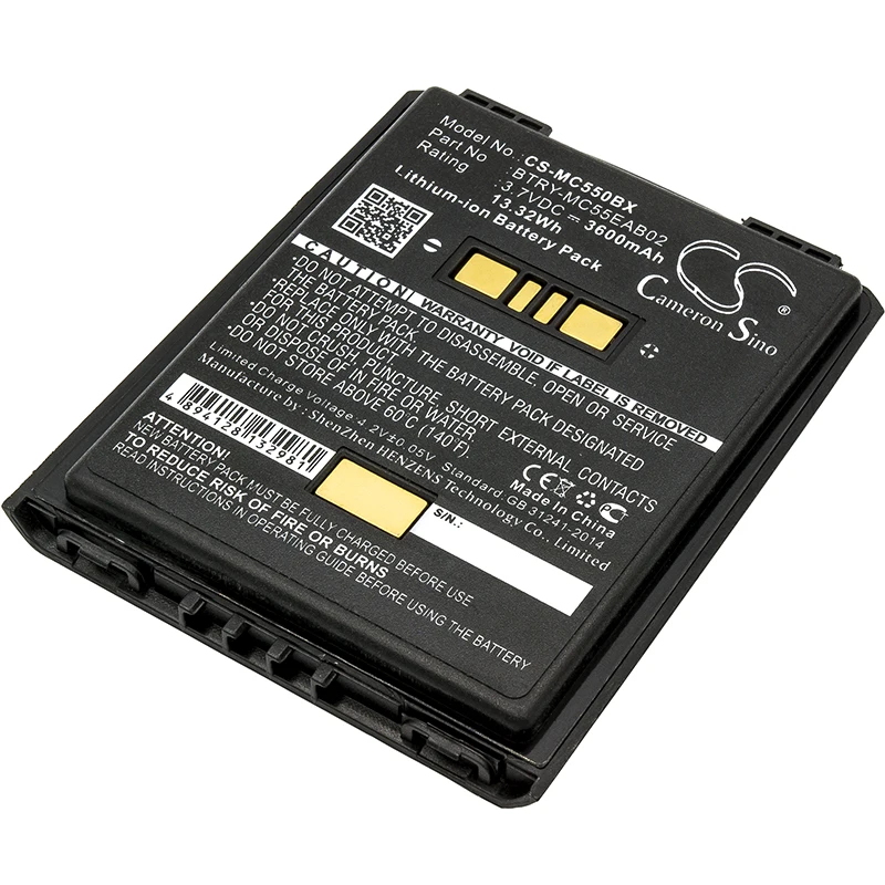 

Батарея 3600mAh Symbol BTRY-MC55EAB02 82-111094-01 U60493 для MC659B MC56 MC55 MC5574 MC55A0 MC67 MC659 MC65 MC55A MC5590