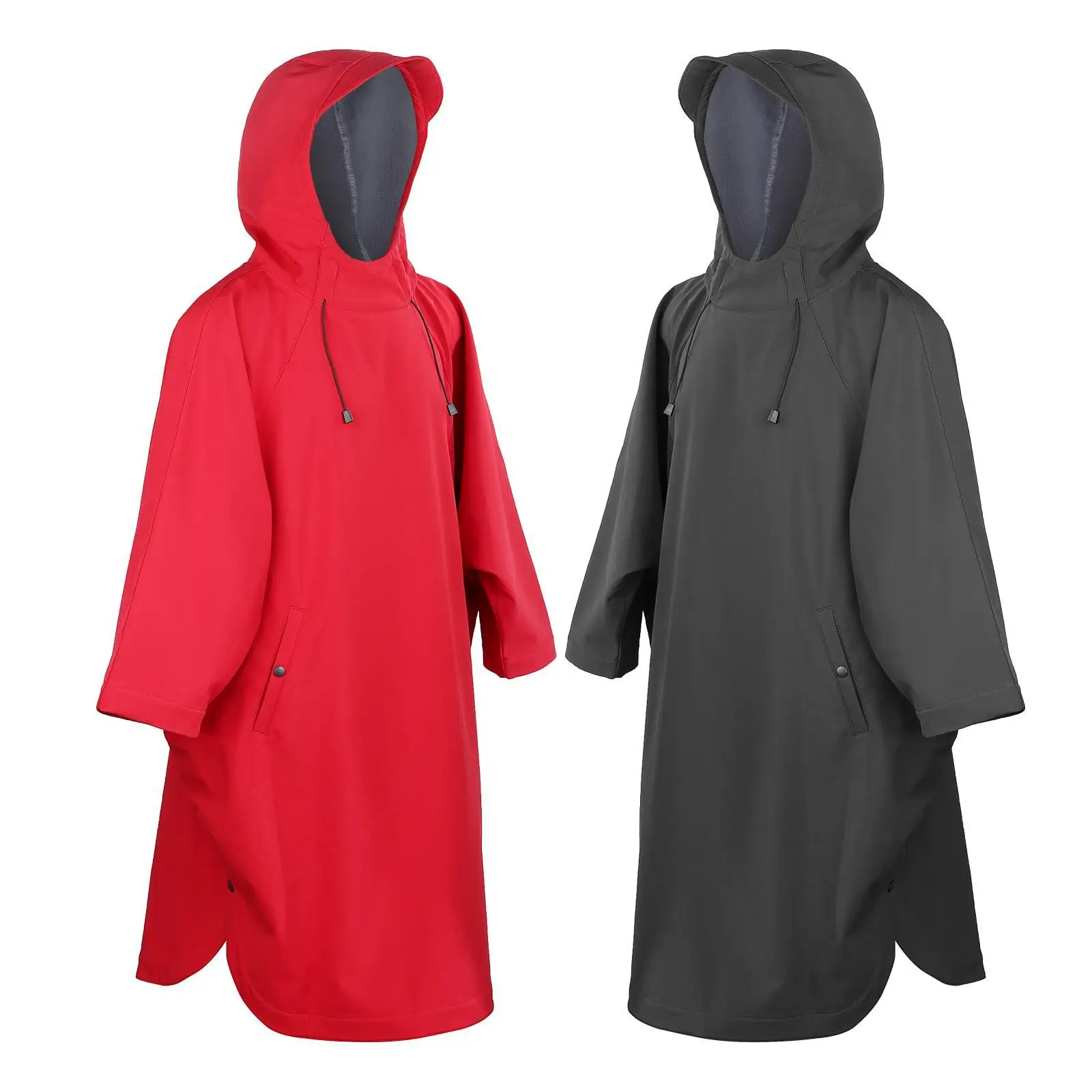 Beach Surfing Changing Robe Jacket Thermal Warm Overcoat Rain Coat Women's Men's Sports Poncho Cape Suit images - 6