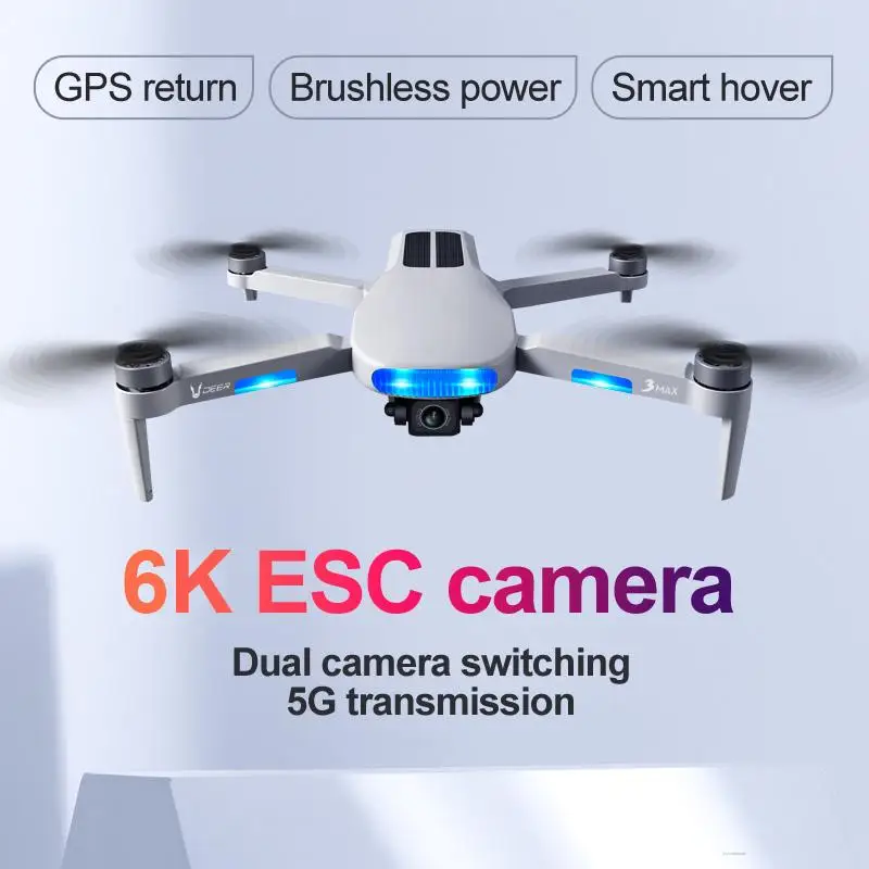 Фото Lu 3 Max GPS Дрон 8K двойная камера аэрофотосъемка бесщеточный двигатель 360 ° обход Lu 3 Max GPS Дрон 8K двойная камера аэрофотосъемка бесщеточный двигатель 360 ° обход