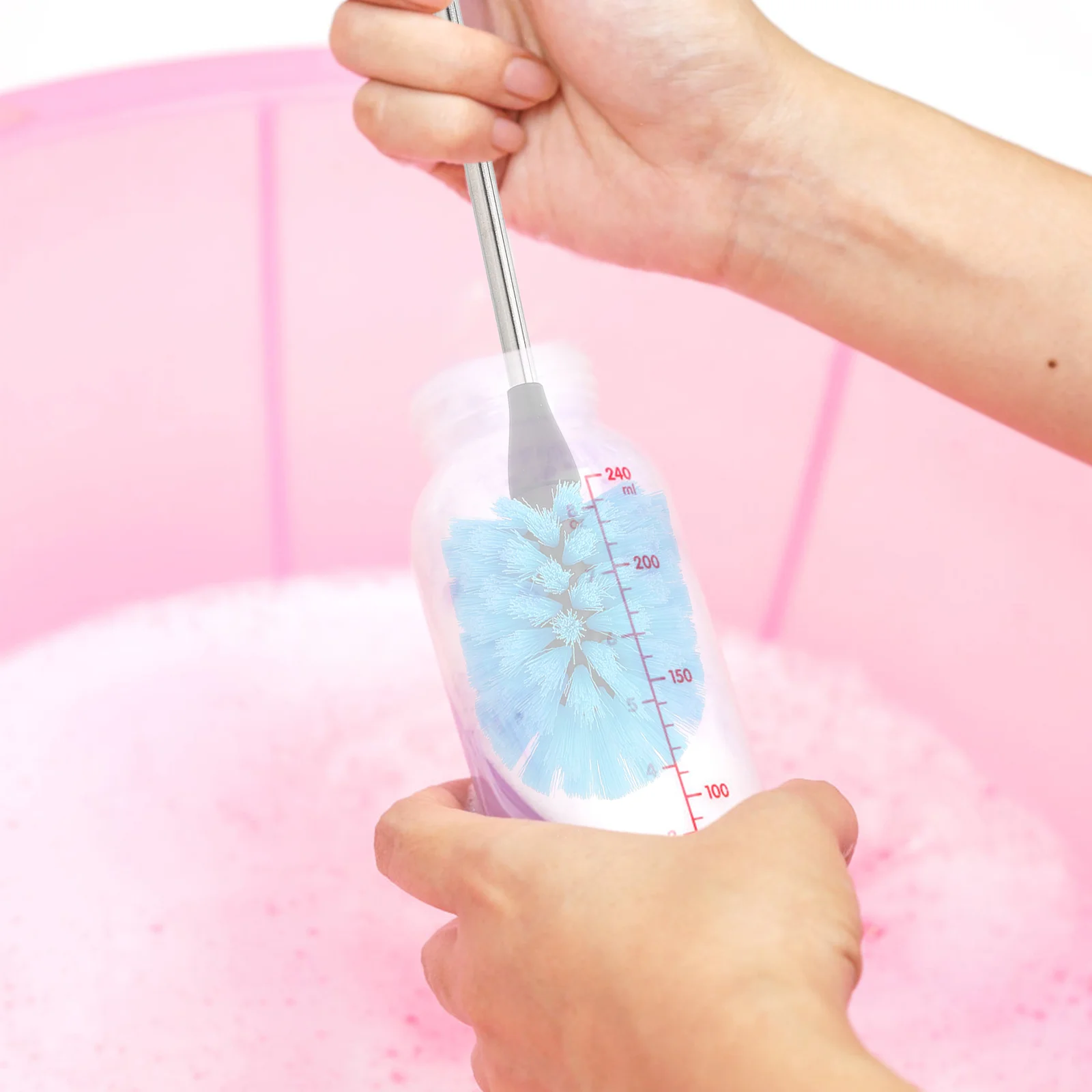 

Cup Cleaning Brush Long Handle Scrub Bottle Handled Water Washer Scrubber Sports Bottles