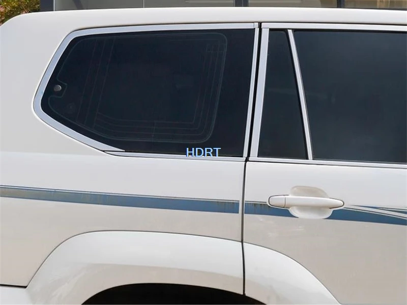 Фото Накладка на стойку окна боковой двери автомобиля для Toyota Land Cruiser 100 150 200 250 300 Prado FJ100 FJ120 FJ150 FJ200 FJ250 FJ300 1998-2024 №4