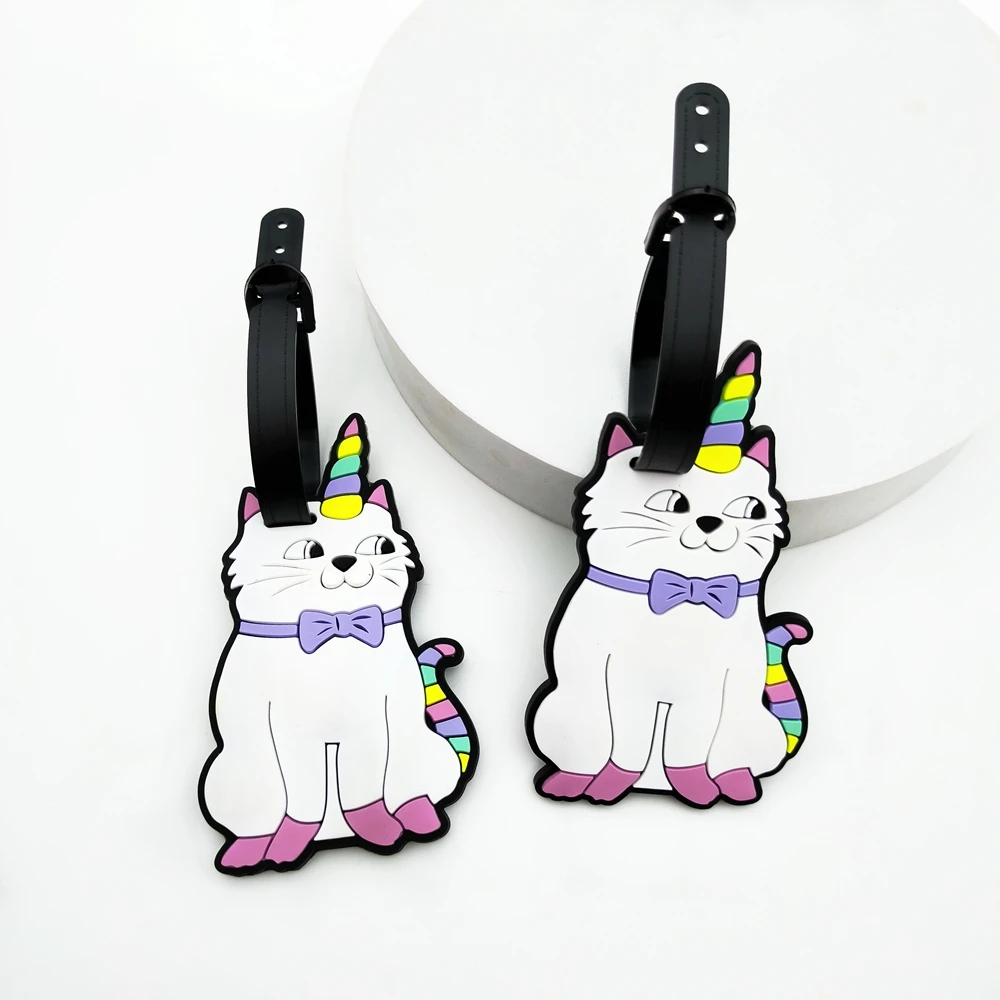 2 Упаковки Багажных Бирок С Милыми Животными И Котятами Подвесные