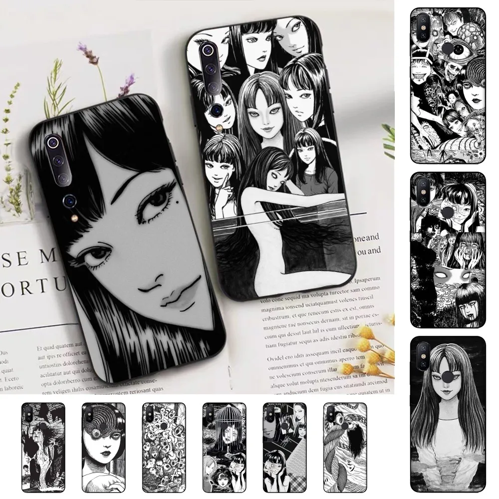 

Junji Ito Phone Case For Xiaomi Mi 5X 8 9 10 11 12 Lite Pro 10T PocoX3pro PocoM3 Note 10 Pro Lite