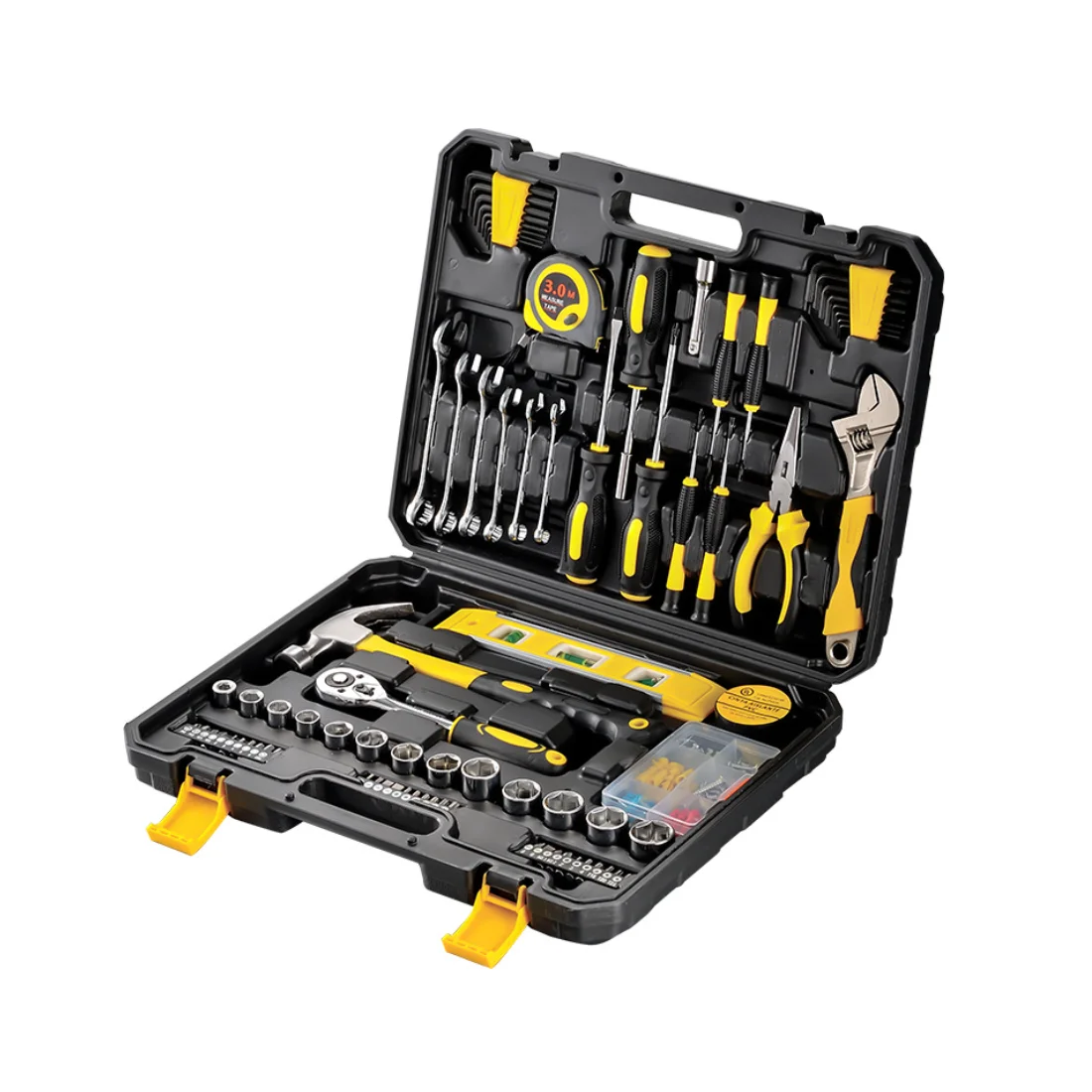 

Household Chrome Vanadium 82 pcs Car Repair Plier Spanner Socket Tools