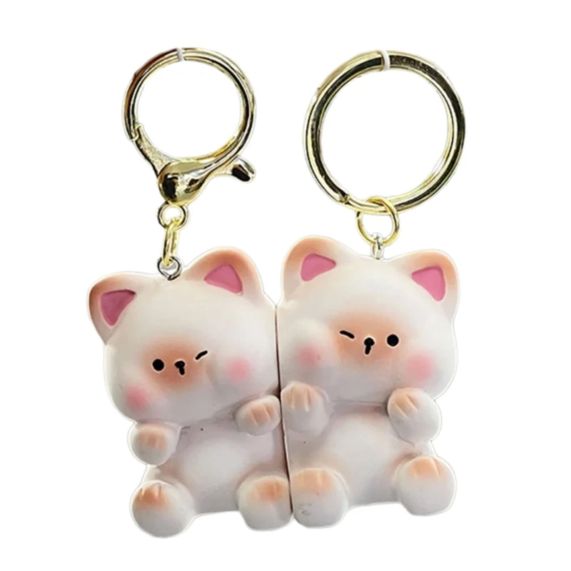 Одинаковые брелки для него и нее элегантные магнитные пара родственной души