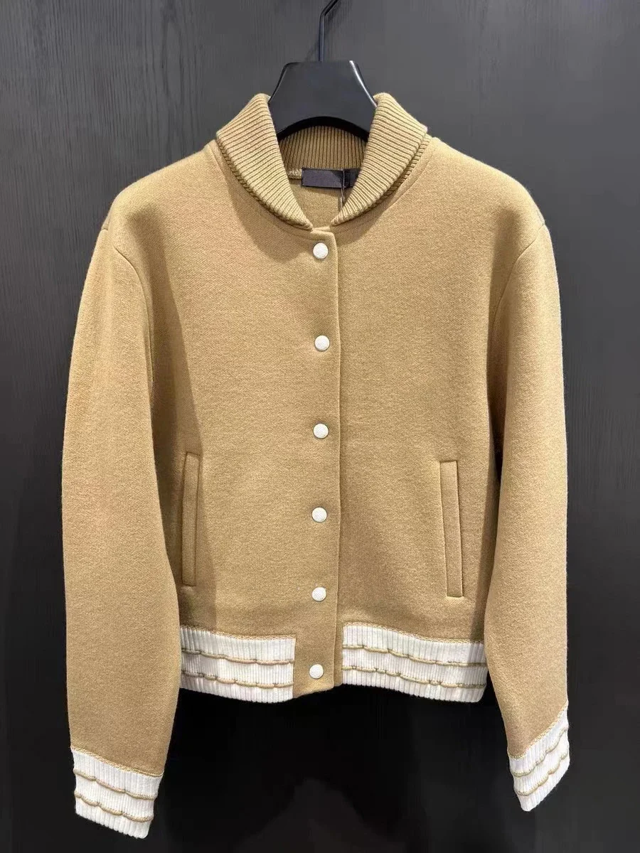 

2023 Winter New Golf Apparel Women's Thickened Sweater Coat