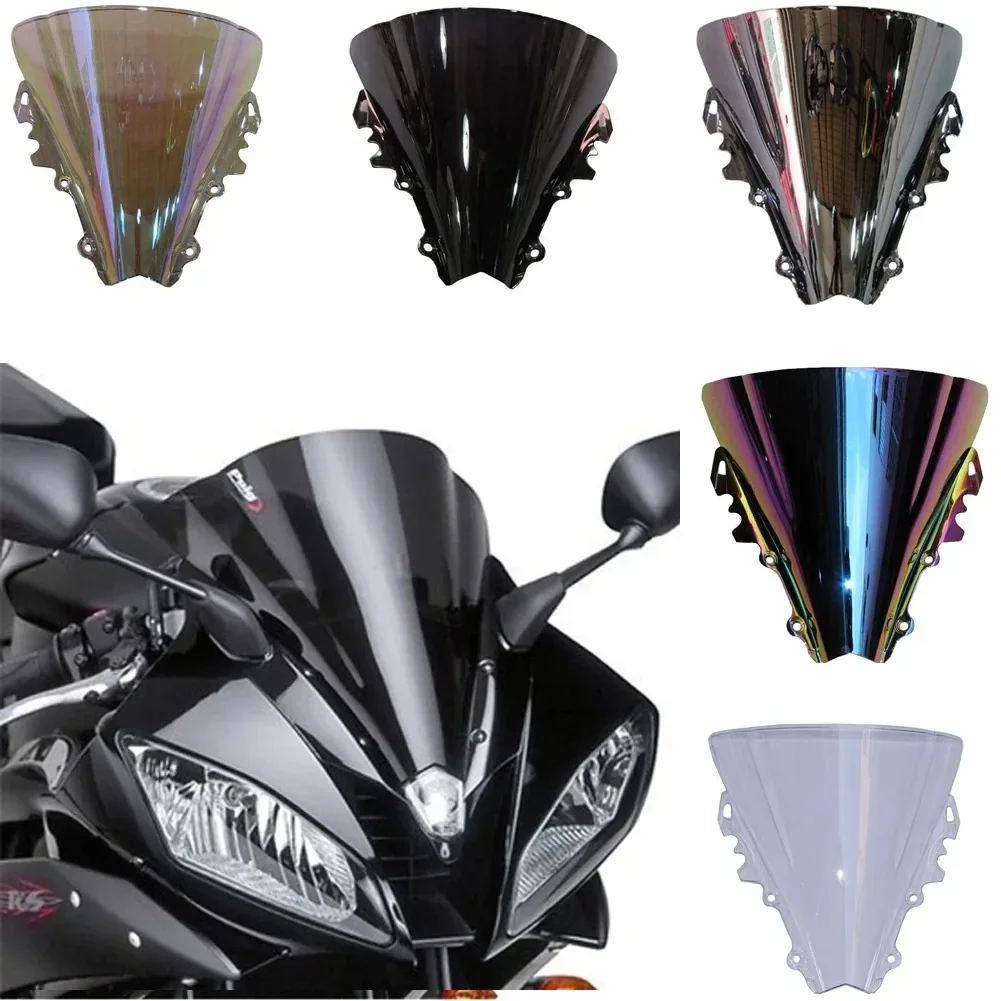 ALLGT Новое черное дымчатое лобовое стекло подходящее для Yamaha YZF R6 2006 2007