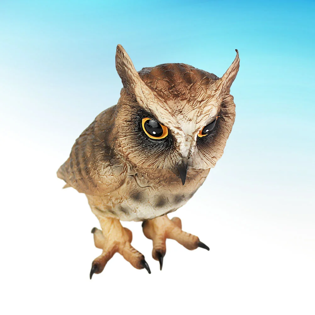 

Kidcraft Playset Animal Model Ornament Owl Figure Simulation Solid Kids Toy Child
