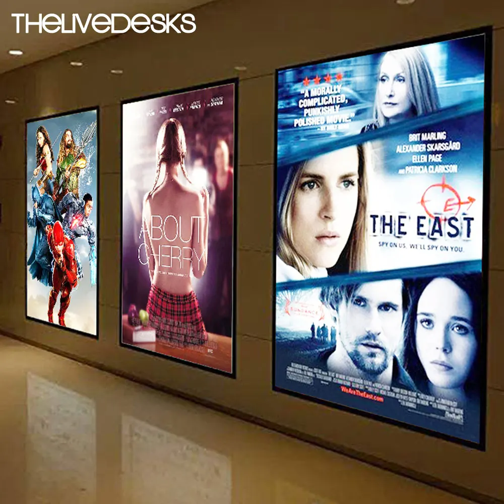 

Светодиодный рекламный светильник Thelivedesks, коробка для ресторанов, прейскурант, дисплей, рамка, светодиодный постеры, рамка, Светодиодный св...