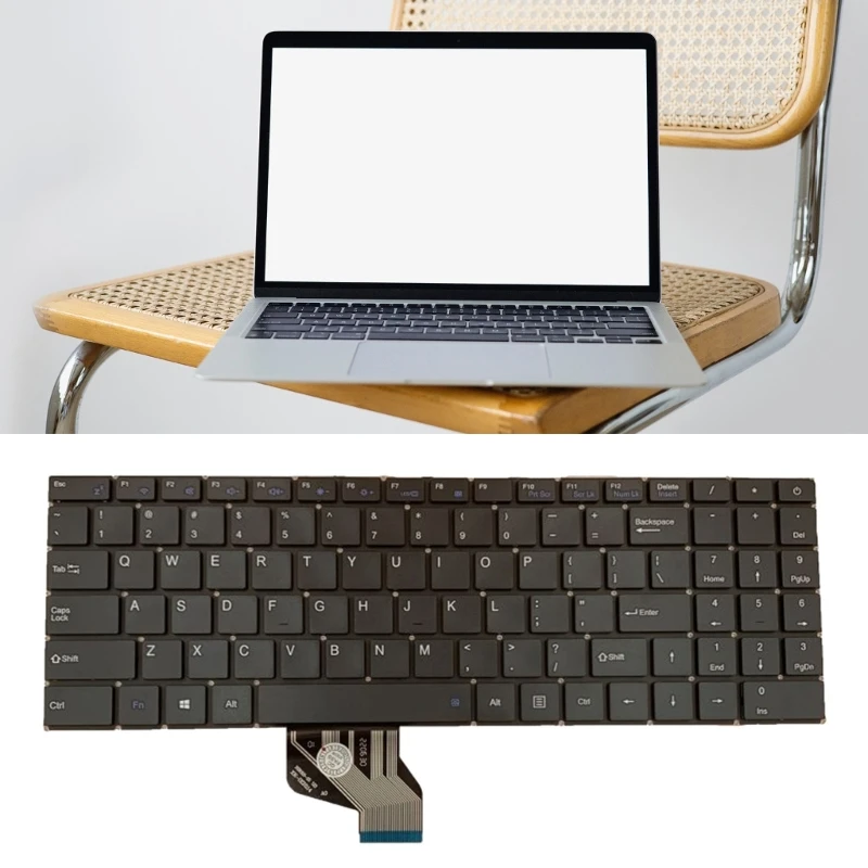 Сменная английская клавиатура для ноутбука HASEE KINGBOOK X5-2020A3 без подсветки