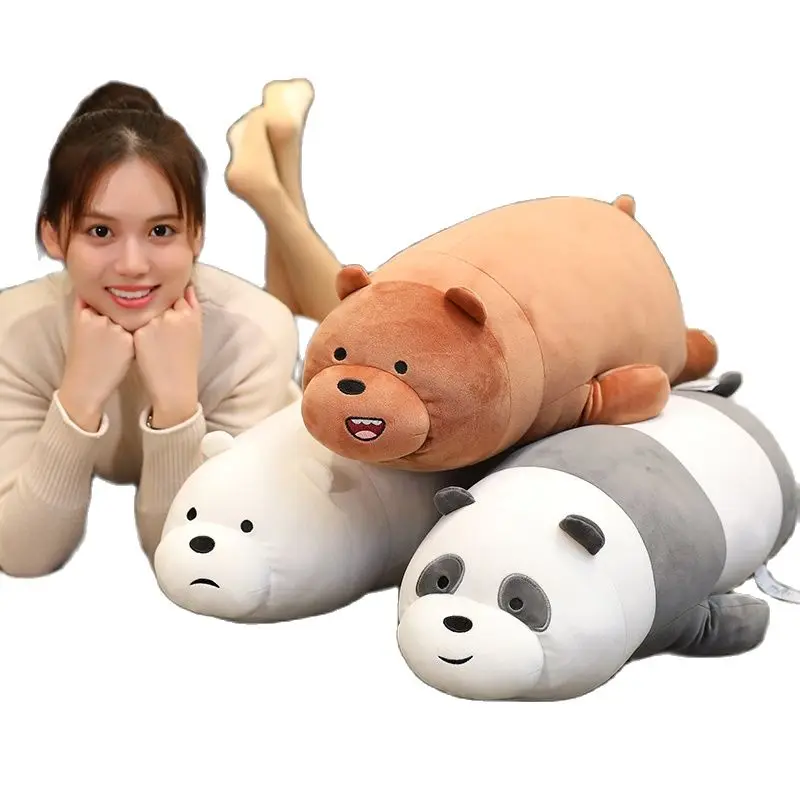 Мультяшные лежачие стоячие неизолированные медвежонки плюшевые игрушки мягкие