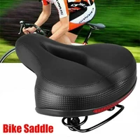 bike bicycle cycling big bum saddle for men women seat road mtb bike wide soft pad shock hollow cushion bike seat accessories