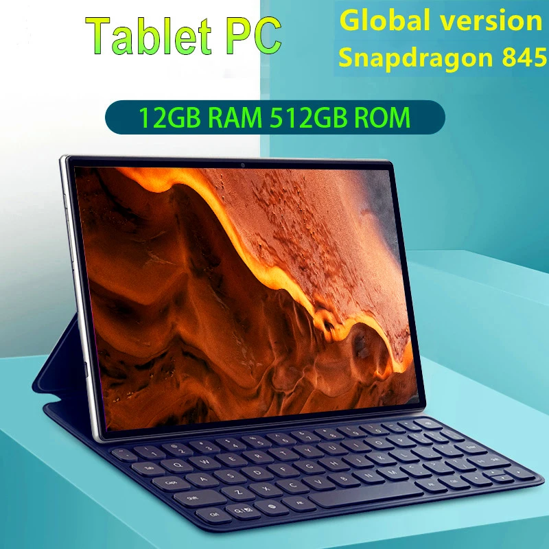 

2022 NEW Android 11 Snapdragon 845 11.6Inch Tablets Kids Computer tablet 5G/4G 4K 12GB RAM 512GB ROM 10 Core HD Screen