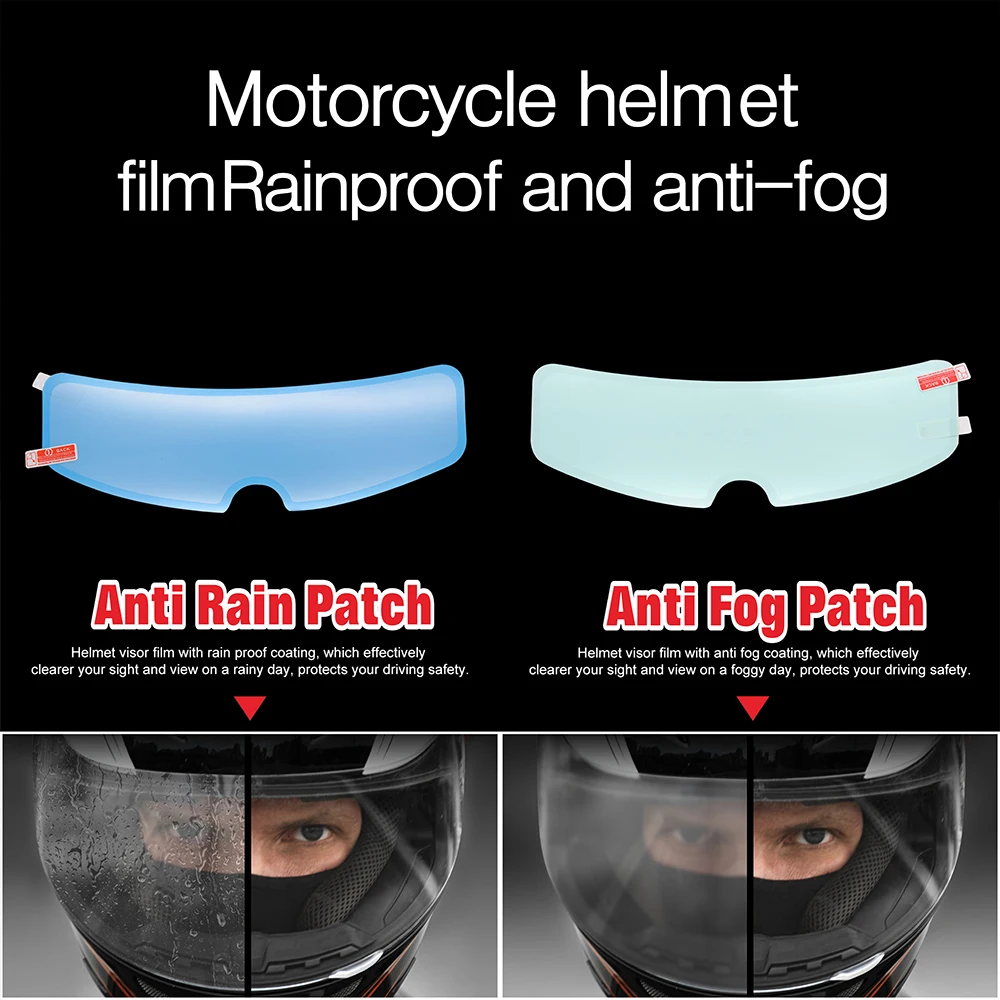 

Универсальная противотуманная пленка для мотоциклетного шлема и непромокаемая пленка прочная фотопленка аксессуары для шлема